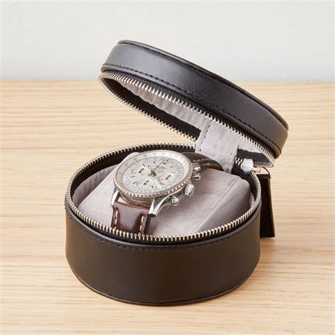 leather watch case